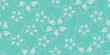 © IQBAL - Seamless floral pattern, liberty ditsy print with a romantic delicate meadow. Cute botanical design with simple plants: small hand drawn pink flowers, tiny leaves on a white background. Vector.