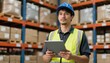 © NAD SANG PAP - Warehouse operations inventory management distribution center digital tools industrial environment professional perspective