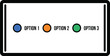 © Ardhana - A graphic illustration shows three colored circles with option labels.
