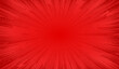 © Omeris - Comic background. Red background in pop art comics style. Cartoon thunder lightning. Game show. Funny book page. Fun dot  popart pattern for sale. Sunburst bubble. Starburst bg. Vector illustration