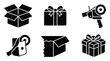 © Maestro - Packaging and gift icons for ecommerce, shipping, and present delivery applications