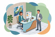 © nasyih - Job Interview and Recruitment Process Vector Illustration