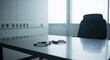 © Tia - Handcuffs on a table in a stark, lightly lit interrogation room
