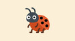 © Ira Project - A cartoon ladybug with big eyes.