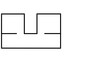 © umar - Vector icon illustration of a breakout room floor plan featuring two smaller connected rooms off a main corridor in a clean minimalist line art style for office layout and architectural design.