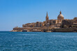 © 9parusnikov - Panoramic view of Valletta city skyline and harbor in Malta