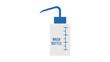 © Afsana - Lab wash bottle vector icon with editable stroke for science and chemistry research, minimalist hand-drawn illustration of laboratory equipment for squeeze rinsing and cleaning glassware in clinic.