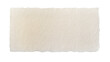 © Johnson - Rough textured beige paper strip with torn edges, isolated on transparent background