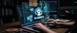 © KITTYPLUS - Innovative ai agents transforming tech workflows in modern offices digital content creation interactive software development futuristic environment close-up view advanced automation concepts