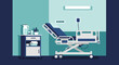 © Rangga - Depiction Of A Hospital Room, Featuring An Empty Bed And Medical Equipment Scene