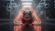 © Fikri Haikal - Rodent transmitting hantavirus highlighted in digital warning triangle