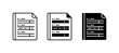 © Tariqul - Document Icons Set: Form, Report, Application, Contract, Data Entry, Legal Paperwork, Business Forms, Information Sheets, Official Records, Vector Graphics