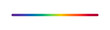 © The Saki - A colorful rainbow gradient bar on a white background symbolizing diversity and inclusivity with vibrant colors