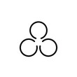 © dipu - Three interconnected circles forming a geometric symbol