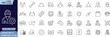 © Mirza Jonayer - Labor Day construction worker line icons with engineering tools industry safety editable stroke outline vector pack