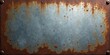 © vattana - Highly Detailed Texture of Rusted Metal Panel with Aged Surface and Visible Corrosion