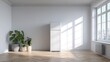 © studioMayu - Empty Room with Houseplants and Natural Light / 観葉植物と自然光のある空の部屋