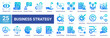 © Arjuna - Business strategy icon set featuring planning,analysis,performance,workflow,and optimization concepts for decision making and modern business management solutions