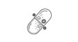 © puspitaa - Digital Pill Icon with Network and Gears, Pharmaceutical Technology Concept