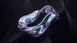 © Danil - Abstract 3D Mobius Strip with Neon Light Reflection