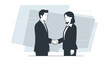 © sukri - Business people shaking hands in agreement.