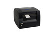 © eremin - Label printer on a white background. Close-up of a thermal printer on a white background.
