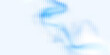 © VectorGhor - Abstract blue light streaks creating dynamic motion blur on white background