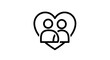 © Cctv - Two People in a Heart Icon.