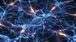 © lazmuriro - Vibrant digital illustration of a neural network with glowing connections, highlighting the concept of neuroplasticity.
