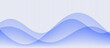 © Mykola Mazuryk - Blue vertical rounded bar strokes of varying heights creating an illusion of three intersecting sinusoidal waves across the full frame on light gray background, minimal vector art.