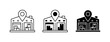 © Sumon - Warehouse Location Icons, Shipping Hub Icons, Logistics Building Icons, Storage Facility Icons