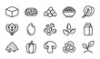 © Abdul - Plant-Based Food Icons: Vegan Nutrition, Healthy Eating, Organic Ingredients, Vegetarian Diet, 15 Elements