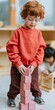 © Andrii Zastrozhnov - Red haired child stacking toy blocks in preschool playroom