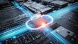© photostockatinat - High-tech representation of cloud computing and data transfer, suggesting modern technological advancements.