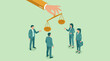 © ArtGrid - Justice and fairness in business decisions represented by a balance scale