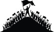 © MUHMUDABEGUM - Victory and celebration silhouette
