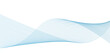 © Toiah - Abstract horizontal glowing blue line wave background