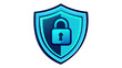 © Azar - Password protection and secure login authorization vector icon illustration for cyber security and data safety featuring an editable stroke with adjustable line weight for digital web app.