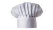 © Maria - White pleated chef hat with fabric band, isolated on transparent background