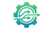 © M - Digital brain with circuit patterns and magnifying glass vector icon for data analysis, information search, cognitive systems, and automated processing visualization on a clean background
