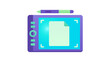 © Anas - Creative visual branding vector icon for graphic design marketing and business analytics, featuring a modern minimalist illustration for design agencies and creative professional work.