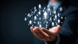 © agus - Human Resources Management and Global Network Connection Concept.