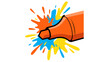 © ali - Professional felt tip marker icon with editable stroke, a colorful line vector illustration on white background for graphic design, artistic sketching, and creative project customization tools.