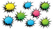 © Doni - Collection of Colorful Comic Book Speech Bubbles.