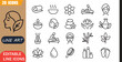 © MD.Kawsar Hossan - Isolated spa wellness icons set, 20 editable line art icons set, relax massage therapy beauty health care treatment luxury, spa beauty tools, minimal clean outline vector