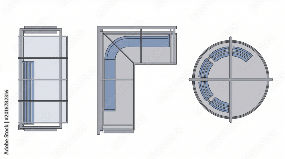 Stop Autocad Block Architectural Bus Stop Shelter CAD Block Top View Symbols – Urban ...
