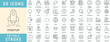 © Hexxa Studio - Startup icon collection set. Editable stroke. Vector illustration.