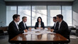 © melghi - Business meeting in conference room emphasizing financial stability and investment growth
