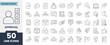 © MochamadIman - Approval line icons set with editable stroke. Containing confirmation, thumps up, agreement, approve, accept and more. Vector illustration