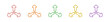 © HIMMATUL ULIYAH - Coordinate Icon Set Multiple Style Collection. Vector Illustration Concept Designed In Line Colorful Style